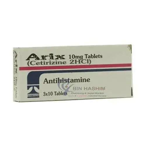 Arix 10mg Tablet – Antihistamine for Allergy Relief Tabros pharma