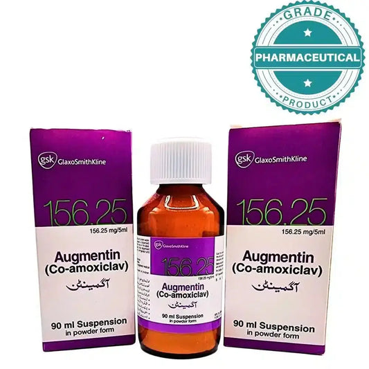 Augmentin Syrup (co-amoxiclav 156.23 mg/5ml) 90ml