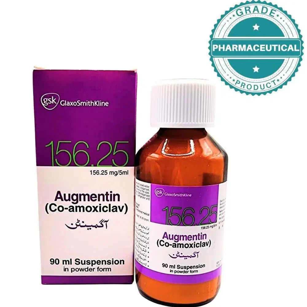 Augmentin Syrup (co-amoxiclav 156.23 mg/5ml) 90ml