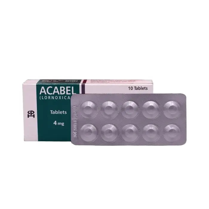 Acabel 4 mg Tablet – Lornoxicam NSAID for Pain & Inflammation01