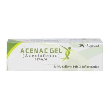 Acenac Gel 20g – Aceclofenac Topical Gel for Pain & Inflammation