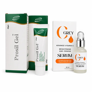 Acne Scars & Marks Removal Kit – Scar Gel + Brightening Serum