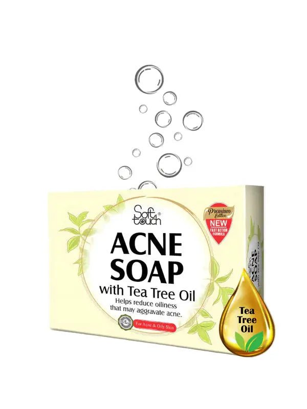 Soft Touch Acne Soap Tea Tree Oil 115g