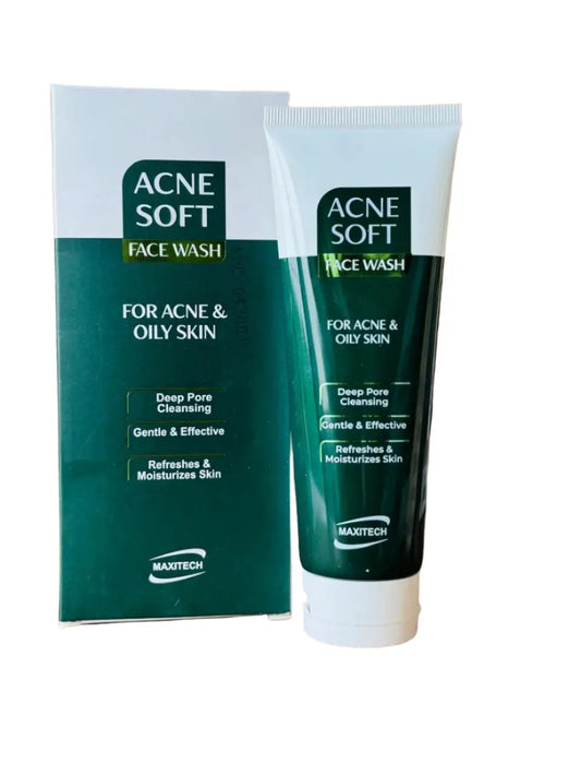 Maxitech Acne Soft Face Wash for Oily & Acne-Prone Skin 120ml