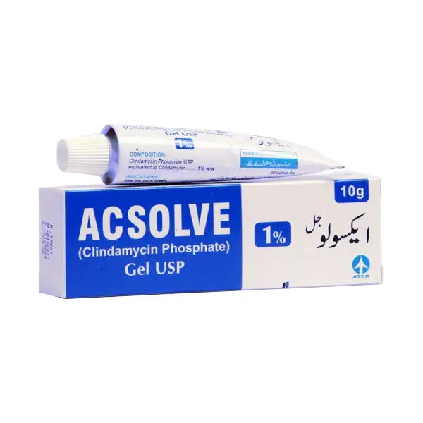 Acsolve 1% Gel – Clindamycin Phosphate Gel for Acne — Rx