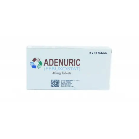 Adenuric 40mg Tablets ��� Febuxostat for Gout & Uric Acid Control