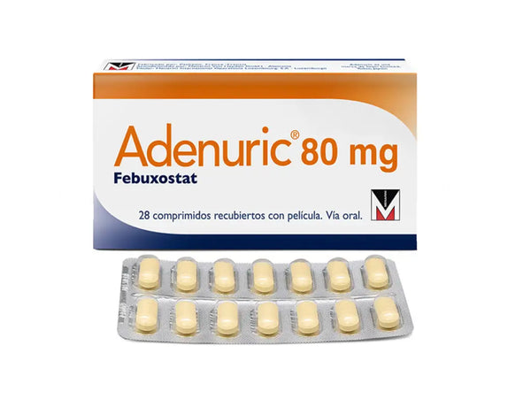 Adenuric 80mg Tablets – Febuxostat for Chronic Hyperuricemia 02