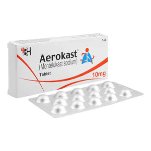 Aerokast Tablets 10mg Asthma Relief