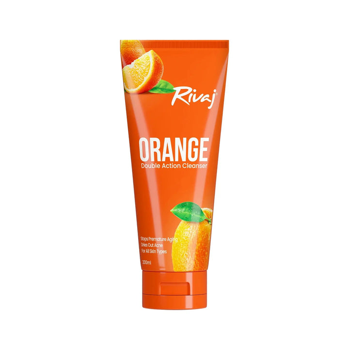 orange double action cleanser