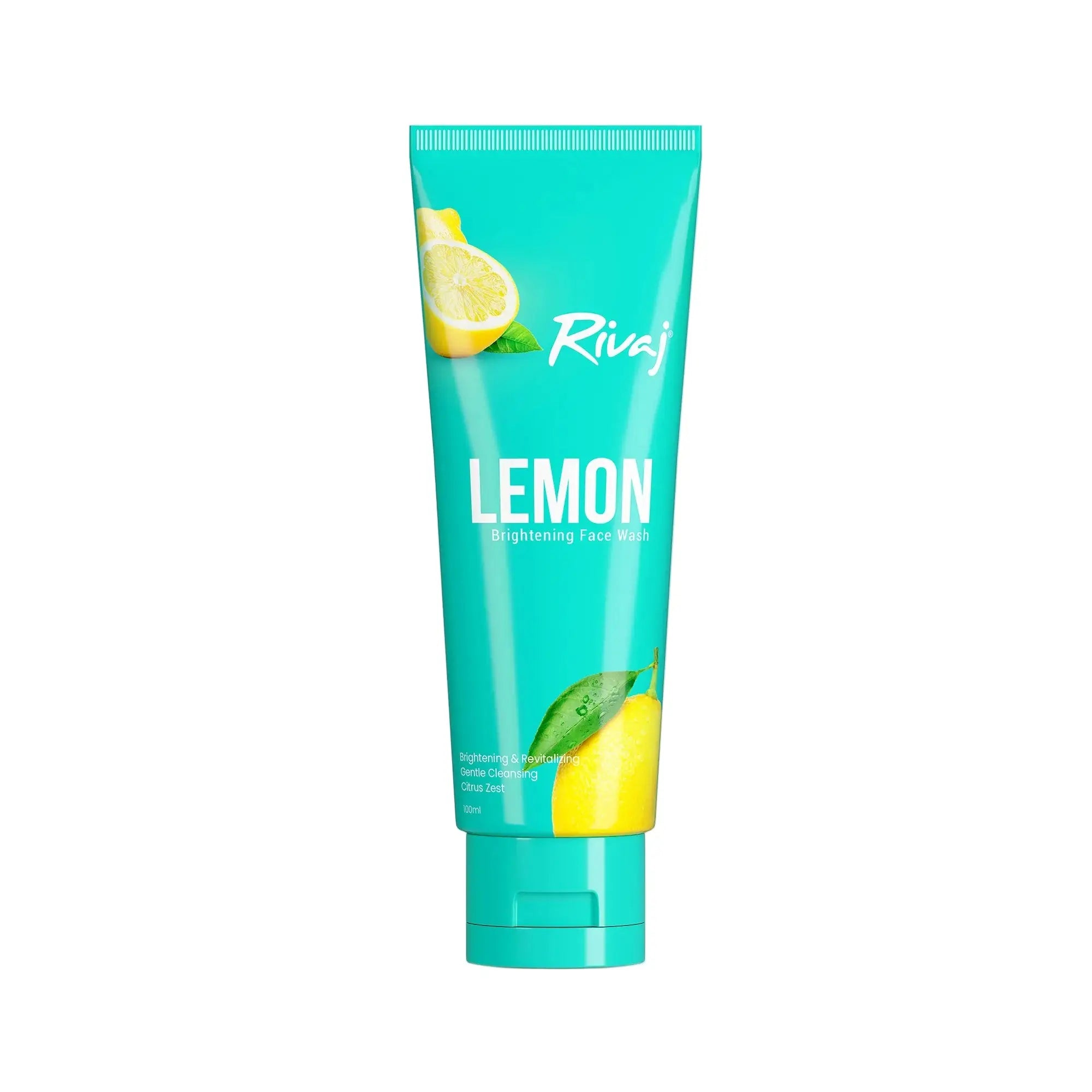 Rivaj Lemon Extract Whitening Face Wash 100ml – Brightening & Deep Cleansing – Available in Pakistan