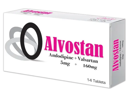 Alvostan 5mg/160mg Tablets ��� 14's - Anti-Hypertensive Medication