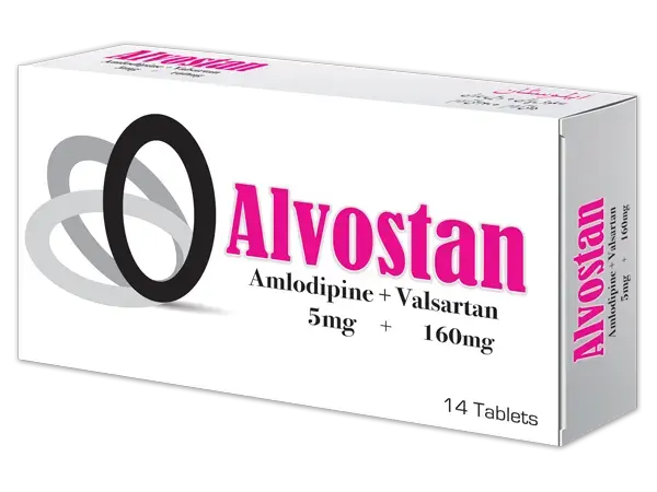 Alvostan 5mg/160mg Tablets 14s – Amlodipine Valsartan