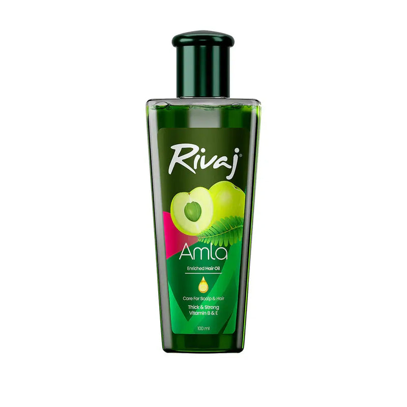 Rivaj Amla Enriched Hair Oil 100ml – Strengthens Roots & Promotes Hair Growth