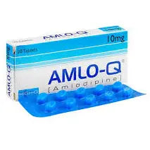 Amlo-Q 10mg Tablet (Amlodipine) for Hypertension & Angina