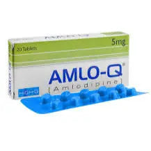Amlo-Q 5mg Tablet (Amlodipine) for Hypertension & Angina
