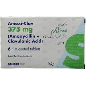 Amoxi-Clav Tablets 375mg (Amoxicillin/Clavulanate)