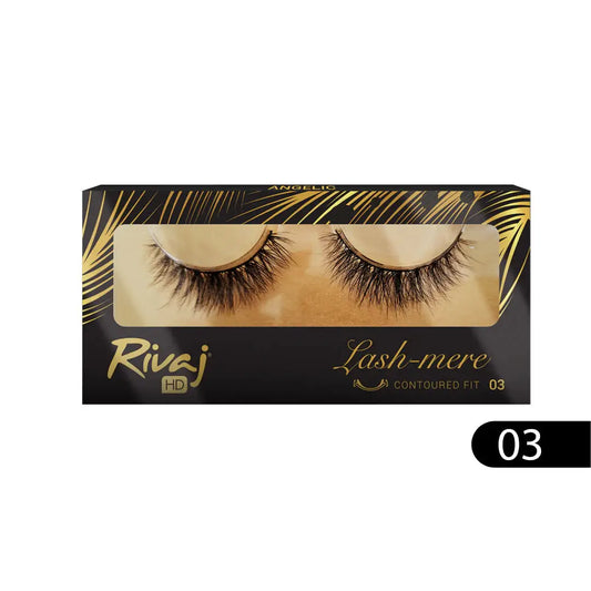 Angelic Eye Lashes Contoured 03 ��� Rivaj HD for Natural Elegant Eyes