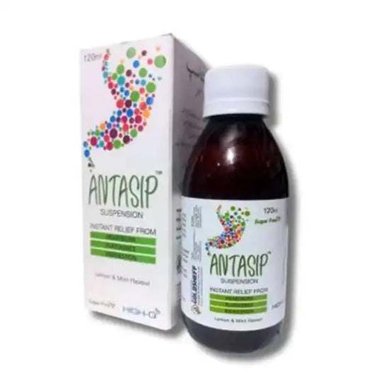 Antasip Syrup 120ml ��� Antacid Suspension for Acidity, Heartburn & Indigestion