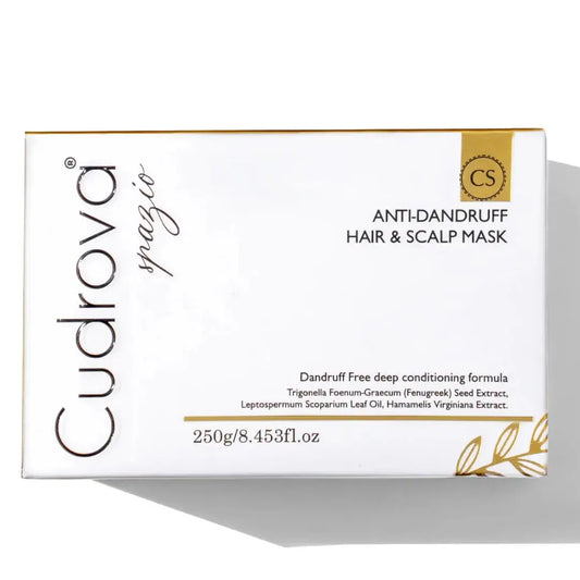 Cudrova Synergy Anti-Dandruff Hair Mask for All Hair Types (250g) - Made in Canada