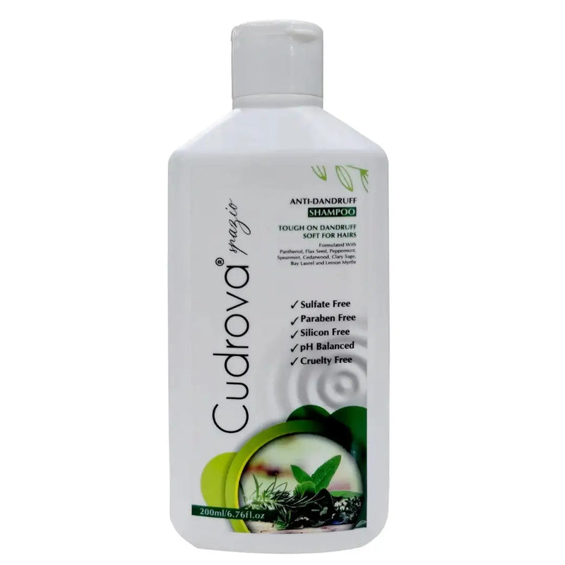Cudrova Spazio Anti-Dandruff Shampoo — Scalp Relief for All Hair Types (200ml)