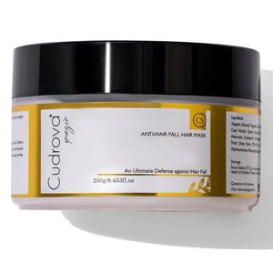 Cudrova Synergy Anti-Hair Fall & Strengthening Hair Mask for All Hair Types (250g) - Made in Canada