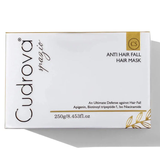 Cudrova Synergy Anti-Hair Fall & Strengthening Hair Mask for All Hair Types (250g) - Made in Canada