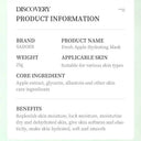 SADOER Botany And Fruits Fresh Apple Hydrating Face Sheet Mask photo 3