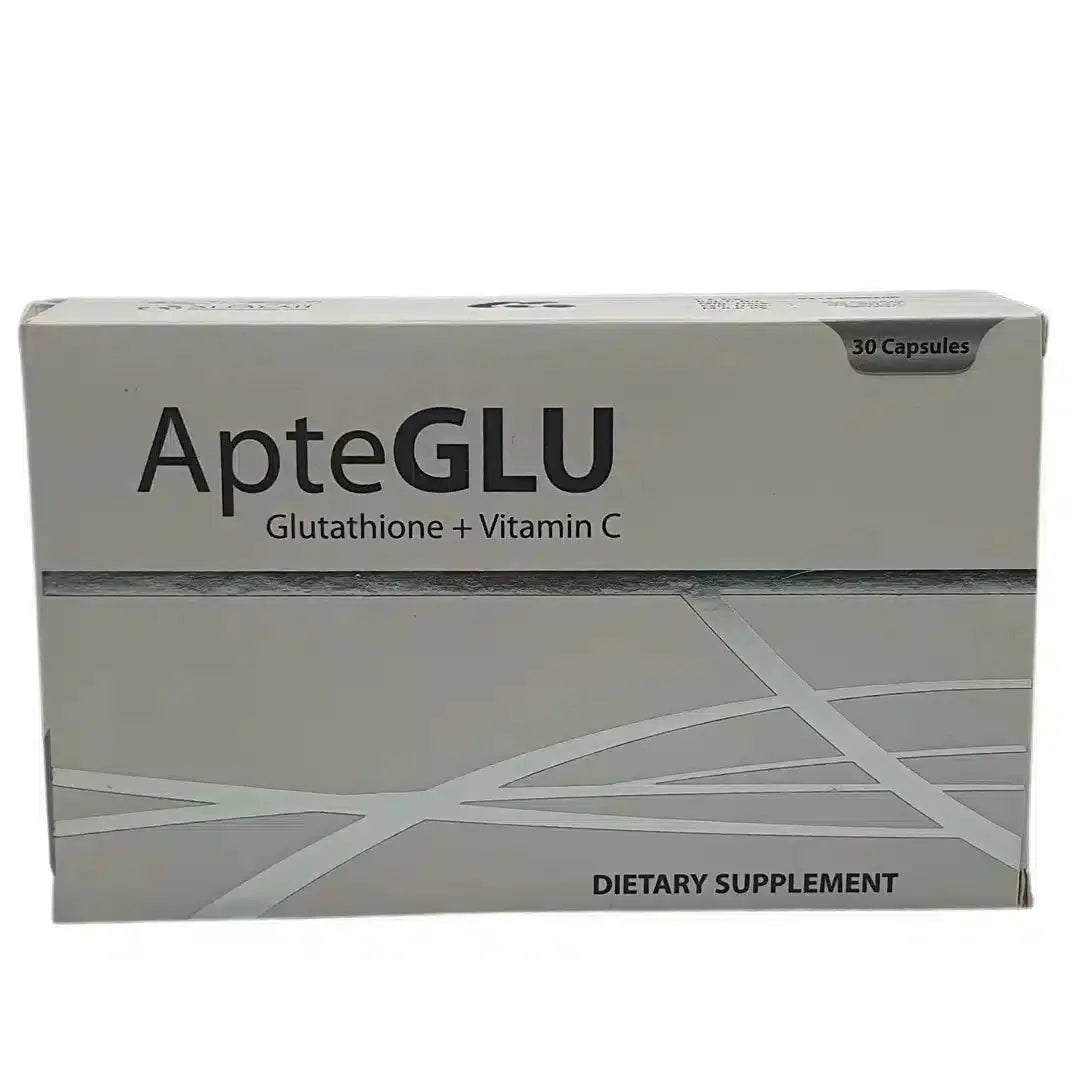 velours APTE Glu Glutathione + Vitamin C Dietary Supplement (30 Capsules) - derma.pk