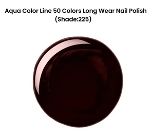 Aqua Color Line Long Wear Nail Polish 15ml - Shade 225