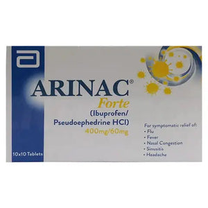Arinac Forte Tablets 400mg/60mg 10's