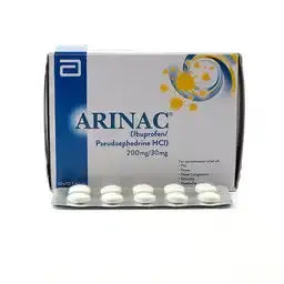 Arinac Tablets 200mg/30mg 10's