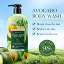 Sadoer Avocado Body Wash Natural Avocado Extracts 400ml photo 2