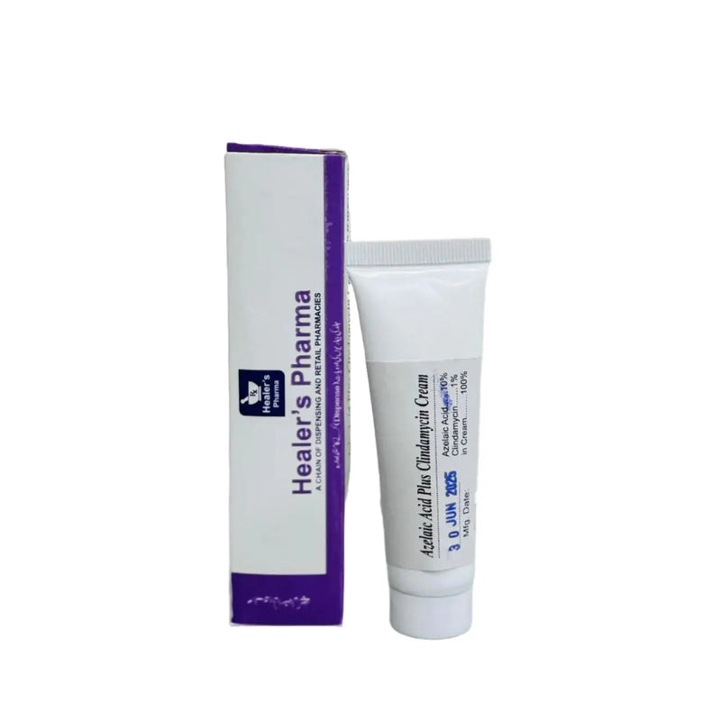 Healers Pharma Azelaic Acid + Clindamycin Cream