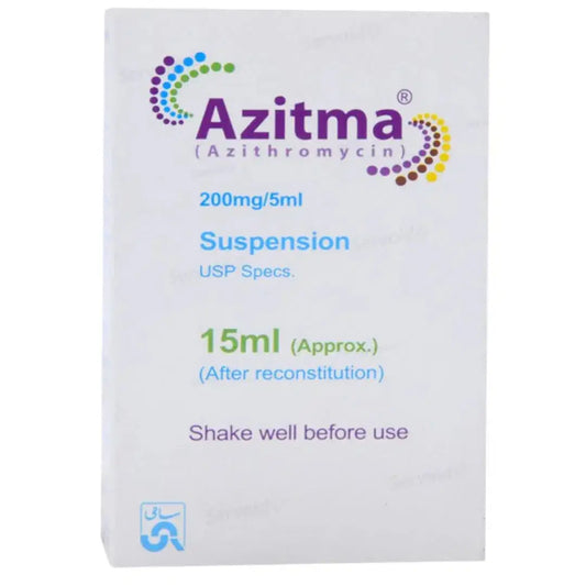 Azitma 30ml Oral Suspension 200mg/5ml (Azithromycin) - Sami Pharma | derma.pk