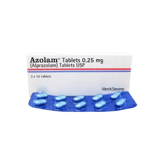 Azolam 0.25mg – Alprazolam for Anxiety Relief