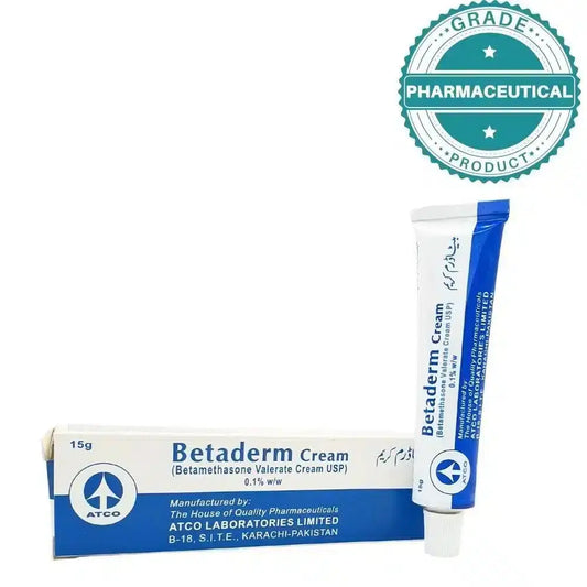 Betaderm Cream 15g - For Skin Irritation & Itching | derma.pk