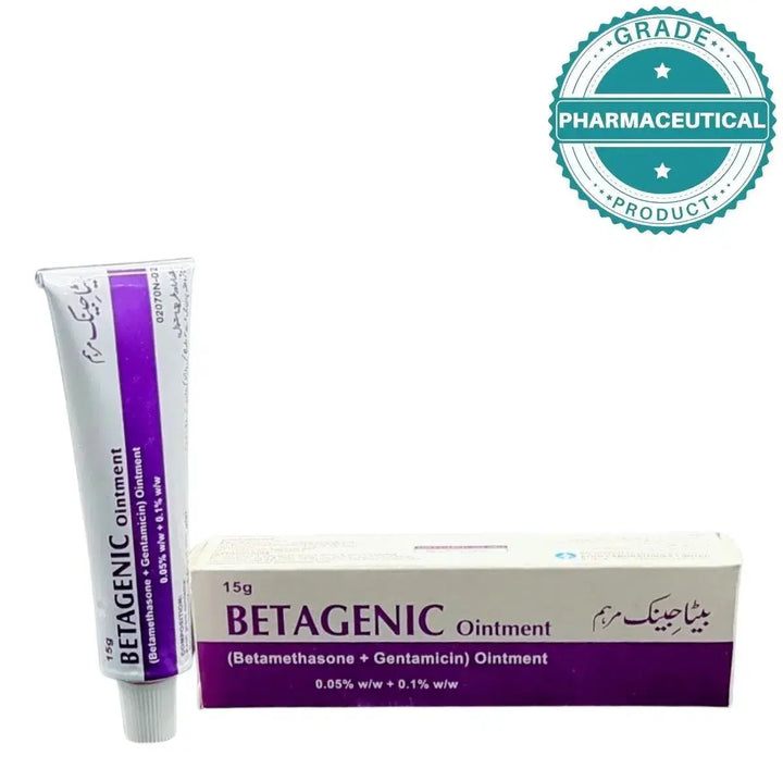 BETAGENIC OINTMENT 15G (BETAMETHASONE+GENTAMICIN) Atco