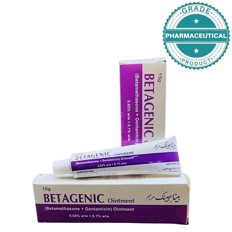 Betagenic Ointment 15g (Betamethasone + Gentamicin)