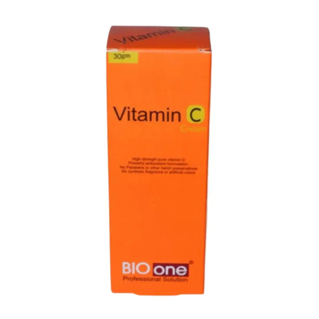 Bio One Vitamin C Cream antioxidant formula for dark spots and pigmentation