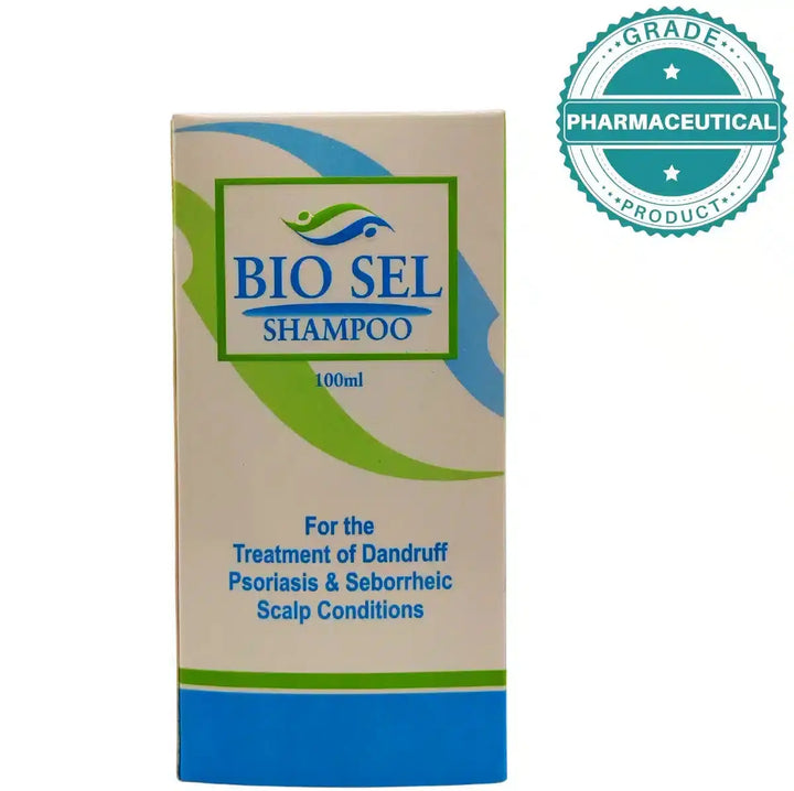 BIO SEL SHAMPOO FOR THE TREATMENT OF DANDRUFF, PSORIASIS, SEBORRHEIC SCALP CONDITIONS 100ml HS Biodermin