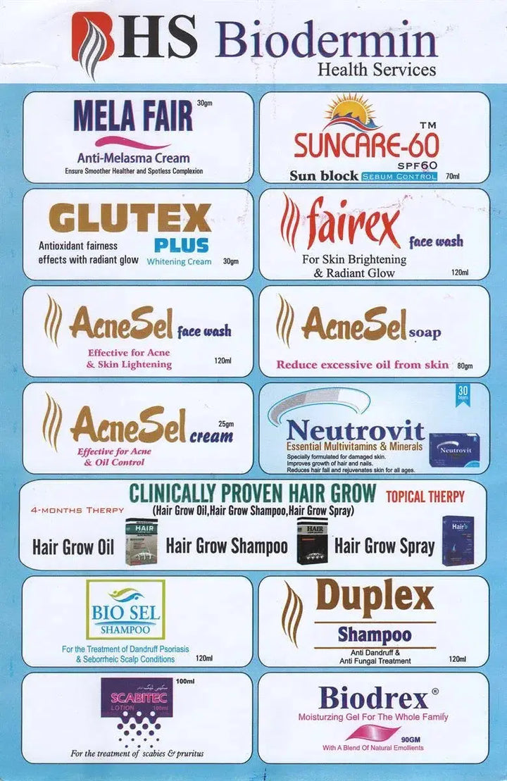 BIO SEL SHAMPOO FOR THE TREATMENT OF DANDRUFF, PSORIASIS, SEBORRHEIC SCALP CONDITIONS 100ml HS Biodermin