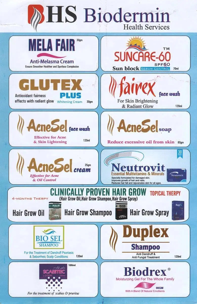 Bio Sel Shampoo For The Treatment Of Dandruff, Psoriasis, Seborrheic Scalp Conditions 100ml