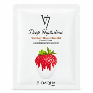 Bioaqua Strawberry Extract Essence Sheet Mask for Soft Skin