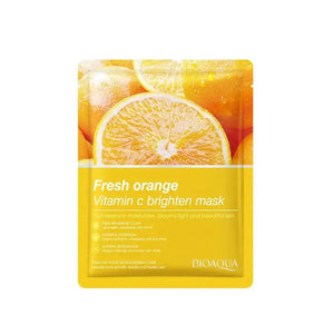 Bioaqua Freshen Orange Vitamin C Brighten Face Sheet Mask 25g