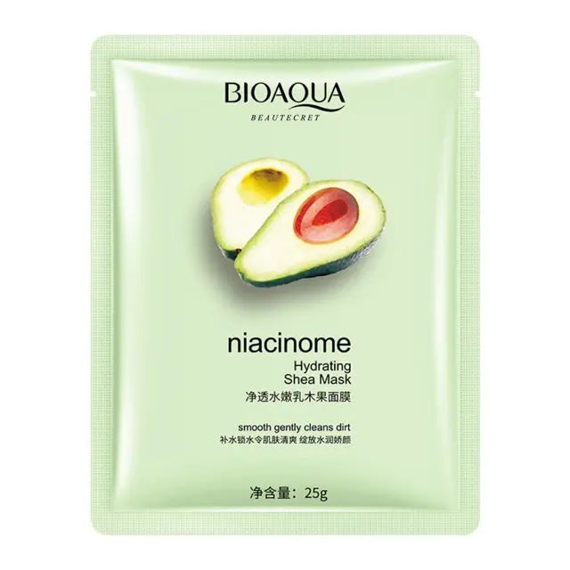 BIOAQUA Shea Butter Moisturizing Rejuvenating Face Sheet Mask 25g