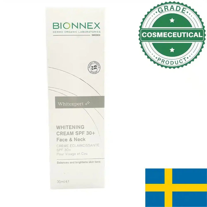 BIONNEX WHITENING CREAM SPF 30+ FACE AND NECK 30ml BIONNEX
