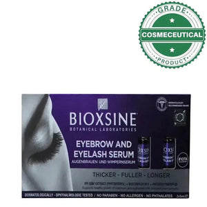 Bioxsine Eyebrow and Eyelash Serum 2.5ml applicator brush Pakistan