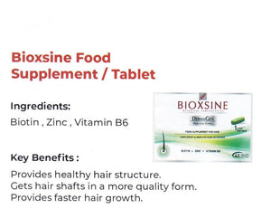 BIOXSINE FOOD SUPPLEMENT FOR HAIR 40 TABLETS BIOXSINE BOTANICAL