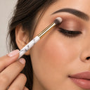 Marble-Handle Smudge Brush, Gold Ferrule photo 3