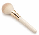 Round Blush Brush, Gold Ferrule photo 2